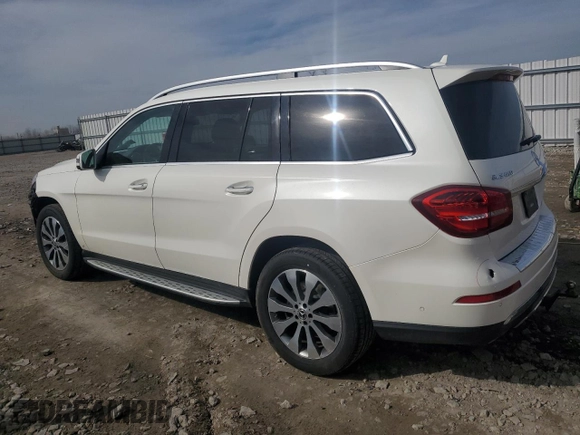 2019 Mercedes-Benz GLS with VIN 4JGDF6EE9KB225883, listed as a Copart auction lot 49136445 with 114,860 mi miles and Salvage Title. Bid and sale history available at carsss.com. Image 2.