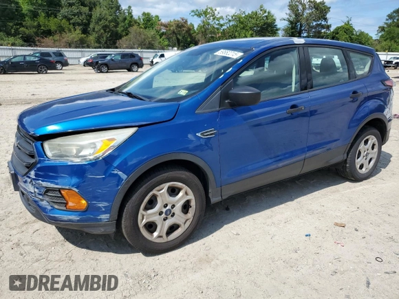 2017 Ford Escape S z VIN 1FMCU0F72HUD25173, wystawiony jako Copart lot #59882215 z przebiegiem 233 578 mil mil oraz Szkoda całkowita • Salvage title. Historia ofert i sprzedaży dostępna na DreamBid. Obrazek 1.