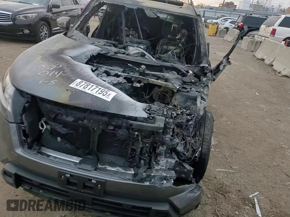 2024 Nissan Pathfinder SL with VIN 5N1DR3CD7RC271586, listed as a Copart auction lot 87817195 with Not provided miles and Salvage title. Bid and sale history available at DreamBid. Image 12.