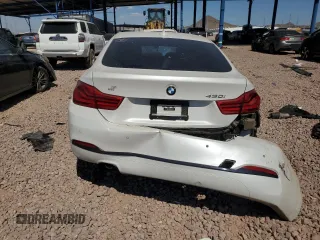2018 BMW 4 Series 430i with VIN WBA4J1C5XJBG77414, listed as a Copart auction lot 73035384 with Not Provided miles and Salvage Title. Bid and sale history available at DreamBid. Image 6.