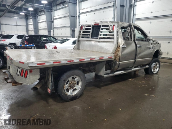 2008 Dodge Ram 3500 SLT with VIN 3D7MX38A98G142243, listed as a Copart auction lot 85852834 with 256,794 mi miles and Salvage Title. Bid and sale history available at carsss.com. Image 3.