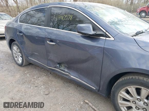 2013 Buick LaCrosse with VIN 1G4GA5ER6DF179756, listed as a IAAI auction lot 41880578 with 66,450 mi miles and . Bid and sale history available at DreamBid. Image 6.