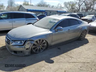 2012 Audi A7 Premium Plus z VIN WAUYGAFC6CN088420, wystawiony jako Copart lot #50570375 z przebiegiem 92 679 mil mil oraz Szkody całkowita. Historia ofert i sprzedaży dostępna na DreamBid. Obrazek 1.