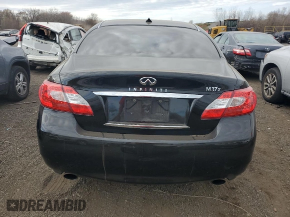 2012 Infiniti M37 with VIN JN1BY1AR5CM393630, listed as a Copart auction lot 79392034 with 312,452 mi miles and Salvage Title. Bid and sale history available at carsss.com. Image 6.