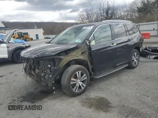 2018 Honda Pilot EX-L with VIN 5FNYF6H54JB036345, listed as a Copart auction lot 50696575 with 80,634 mi miles and Salvage Title. Bid and sale history available at carsss.com. Image 1.