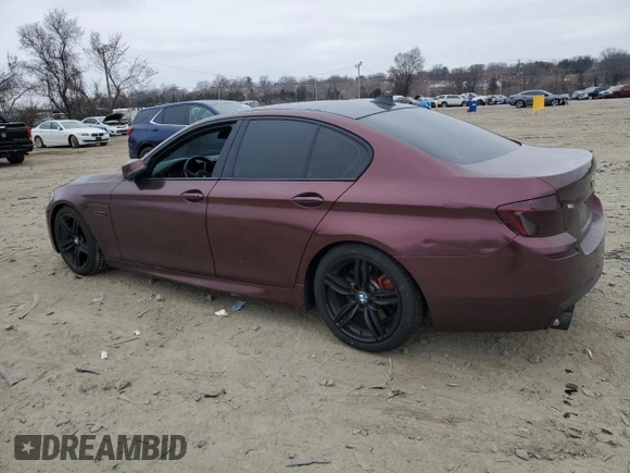 2014 BMW 5 Series 550i xDrive with VIN WBAKP9C5XEDZ35149, listed as a Copart auction lot 48979585 with Not provided miles and Salvage title. Bid and sale history available at DreamBid. Image 2.
