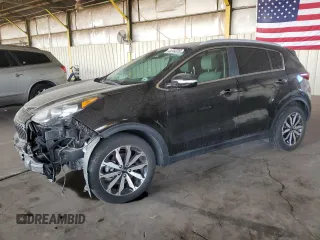 2018 Kia Sportage EX with VIN KNDPN3AC3J7422850, listed as a Copart auction lot 44744375 with 89,166 mi miles and Salvage Title. Bid and sale history available at carsss.com. Image 1.
