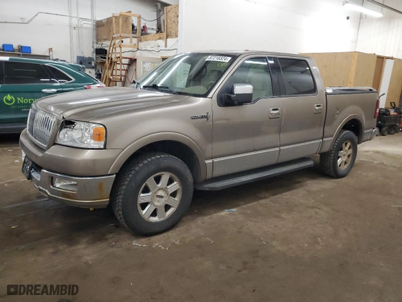 2006 Lincoln Mark LT with VIN 5LTPW18516FJ03241, listed as a Copart auction lot 87210324 with 143,232 mi miles and Salvage Title. Bid and sale history available at carsss.com. Image 1.