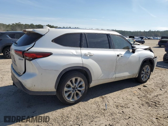 2021 Toyota Highlander Hybrid Limited с VIN 5TDYARAH3MS006077, выставлен на аукционе Copart как лот 43145585 с пробегом 121 815 миль миль и Списание • Salvage title. История ставок и продаж доступна на DreamBid. Изображение 3.