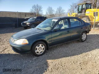 1998 Honda Civic EX with VIN 1HGEJ8642WL018276, listed as a Copart auction lot 82837324 with 217,713 mi miles and Salvage Title. Bid and sale history available at carsss.com. Image 1.