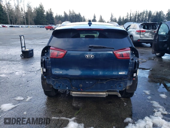 2017 Kia Niro EX with VIN KNDCC3LC3H5102306, listed as a Copart auction lot 43741275 with 149,510 mi miles and Salvage Title. Bid and sale history available at carsss.com. Image 6.