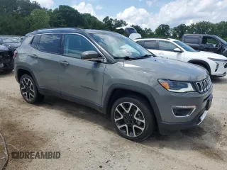 2021 Jeep Compass Limited with VIN 3C4NJDCB9MT599478, listed as a Copart auction lot 57153205 with 144,711 mi miles and Salvage title. Bid and sale history available at DreamBid. Image 4.