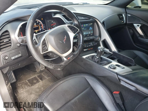 2016 Chevrolet Corvette Z06 3LZ with VIN 1G1YT2D6XG5609428, listed as a Copart auction lot 73234884 with 67,602 mi miles and Salvage Title. Bid and sale history available at carsss.com. Image 8.