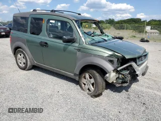 2004 Honda Element EX with VIN 5J6YH18604L007524, listed as a Copart auction lot 63716574 with 186,854 mi miles and Salvage Title. Bid and sale history available at DreamBid. Image 4.