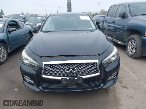 2017 Infiniti Q50 Signature Edition with VIN JN1EV7AP7HM741104, listed as a IAAI auction lot 41434197 with 78,033 mi miles and . Bid and sale history available at DreamBid. Image 13.