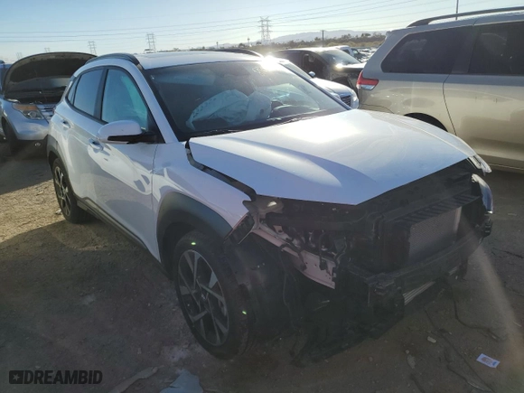 2023 Hyundai Kona Limited with VIN KM8K5CA31PU013603, listed as a Copart auction lot 81052434 with 9,731 mi miles and Salvage Title. Bid and sale history available at carsss.com. Image 4.