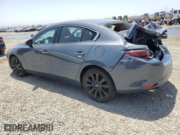 2022 Mazda 3 Carbon Edition with VIN JM1BPACL6N1507664, listed as a Copart auction lot 57847125 with 34,258 mi miles and Salvage title. Bid and sale history available at DreamBid. Image 2.
