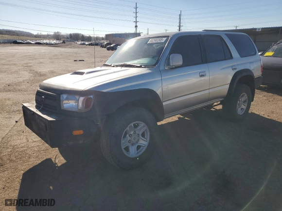 2000 Toyota 4Runner SR5 with VIN JT3HN86RXY0277005, listed as a Copart auction lot 50290205 with 276,345 mi miles and Clean Title. Bid and sale history available at carsss.com. Image 1.