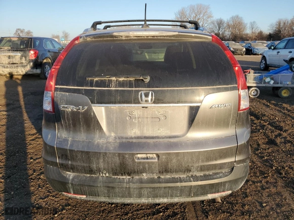 2012 Honda CR-V EX-L with VIN 2HKRM4H70CH629821, listed as a Copart auction lot 48656275 with 151,206 mi miles and Salvage Title. Bid and sale history available at carsss.com. Image 6.