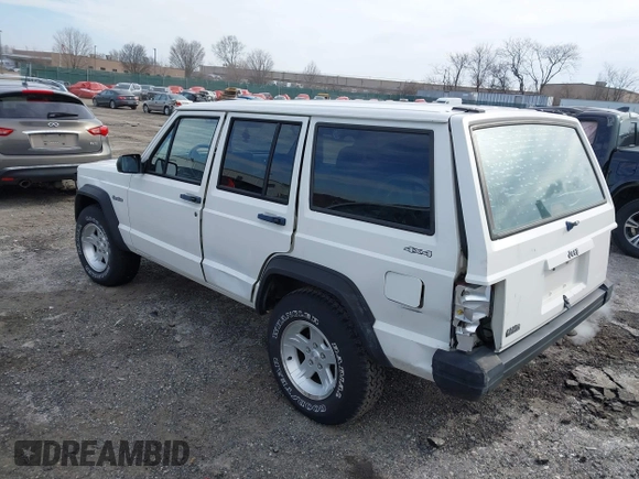 1996 Jeep Cherokee Sport with VIN 1J4FJ68S6TL234012, listed as a IAAI auction lot 41571658 with 255,817 mi miles. Bid and sale history available at carsss.com. Image 3.