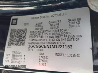 2021 Chevrolet Colorado 2WD LT z VIN 1GCGSCEN1M1221153, wystawiony jako IAAI lot #42056068 z przebiegiem 79 310 mil mil oraz . Historia ofert i sprzedaży dostępna na DreamBid. Obrazek 9.