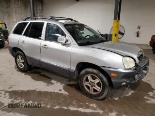 2004 Hyundai Santa Fe GLS with VIN KM8SC73E34U722993, listed as a Copart auction lot 84396464 with 163,076 mi miles and Salvage Title. Bid and sale history available at carsss.com. Image 4.