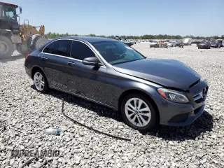 2015 Mercedes-Benz C 300 Luxury with VIN 55SWF4KB6FU001998, listed as a Copart auction lot 54602755 with 140,264 mi miles and Salvage Title. Bid and sale history available at carsss.com. Image 4.