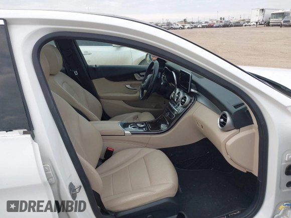 2017 Mercedes-Benz C 300 with VIN 55SWF4KB1HU230253, listed as a IAAI auction lot 41621762 with 138,299 mi miles and . Bid and sale history available at carsss.com. Image 5.