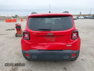 2017 Jeep Renegade Latitude with VIN ZACCJABB1HPG28699, listed as a IAAI auction lot 41640513 with 181,946 mi miles. Bid and sale history available at carsss.com. Image 16.