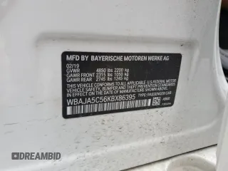 2019 BMW 5 Series 530i z VIN WBAJA5C56KBX86395, wystawiony jako Copart lot #59395825 z przebiegiem Nie podano mil oraz Szkoda całkowita • Salvage title. Historia ofert i sprzedaży dostępna na DreamBid. Obrazek 12.