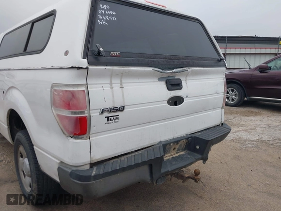 2009 Ford F-150 XL with VIN 1FTRF12839KA68521, listed as a IAAI auction lot 41307002 with 191,999 mi miles. Bid and sale history available at carsss.com. Image 6.