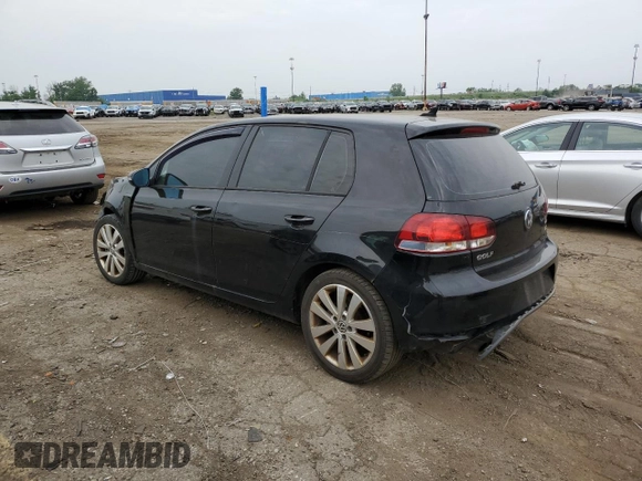 2012 Volkswagen Golf TDI with VIN WVWNM7AJ3CW293128, listed as a Copart auction lot 59679405 with Not provided miles and Clean title. Bid and sale history available at DreamBid. Image 2.
