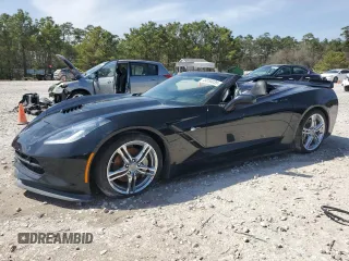 2017 Chevrolet Corvette 3LT with VIN 1G1YF3D70H5123914, listed as a Copart auction lot 49050035 with 64,116 mi miles and Clean Title. Bid and sale history available at carsss.com. Image 1.