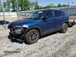 2021 Chevrolet TrailBlazer LT with VIN KL79MPS27MB146308, listed as a Copart auction lot 48870943 with 38,814 mi miles. Bid and sale history available at carsss.com. Image 1.