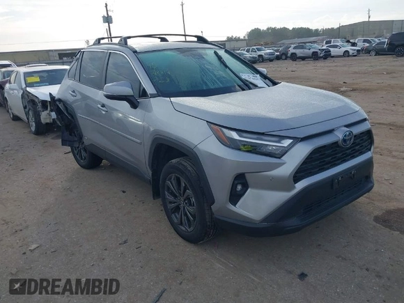 2023 Toyota RAV4 Hybrid XLE Premium with VIN 4T3B6RFV3PU116278, listed as a IAAI auction lot 41674425 with 16,246 mi miles. Bid and sale history available at carsss.com. Image 1.
