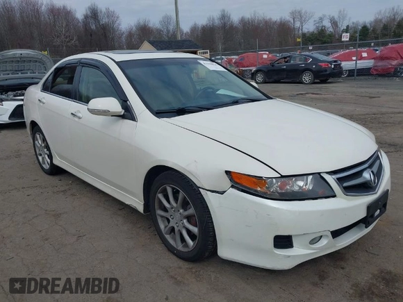 2007 Acura TSX with VIN JH4CL96867C015390, listed as a IAAI auction lot 41949836 with 239,078 mi miles. Bid and sale history available at carsss.com. Image 1.