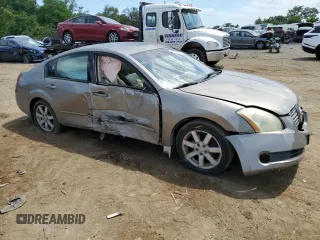 2004 Nissan Maxima SL with VIN 1N4BA41E24C907575, listed as a Copart auction lot 59956394 with 204,734 mi miles and Salvage Title. Bid and sale history available at DreamBid. Image 4.