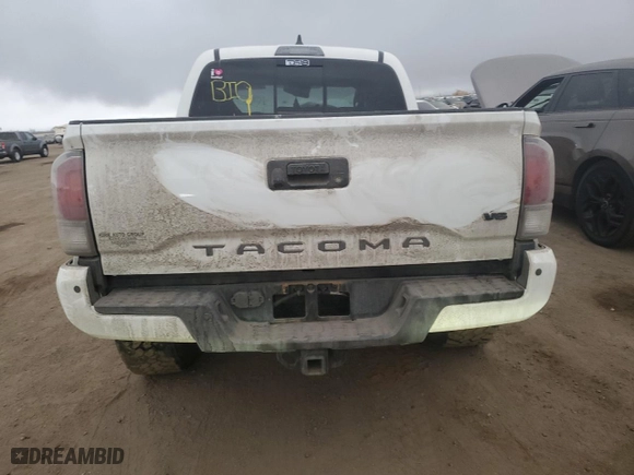2023 Toyota Tacoma 4WD SR with VIN 3TMCZ5ANXPM634238, listed as a Copart auction lot 49160825 with 22,938 mi miles and Salvage Title. Bid and sale history available at carsss.com. Image 6.