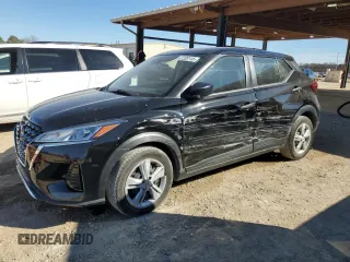 2021 Nissan Kicks S with VIN 3N1CP5BV5ML534038, listed as a Copart auction lot 47289145 with 74,785 mi miles and Salvage Title. Bid and sale history available at carsss.com. Image 1.