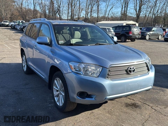 2008 Toyota Highlander Hybrid with VIN JTEEW41A782005632, listed as a Copart auction lot 84068504 with 394,338 mi miles and Clean Title. Bid and sale history available at carsss.com. Image 1.
