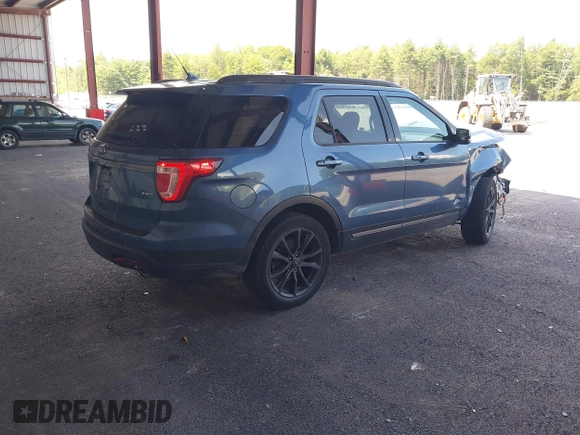 2018 Ford Explorer XLT z VIN 1FM5K8D81JGA62283, wystawiony jako IAAI lot #39962420 z przebiegiem 132 222 mil mil oraz . Historia ofert i sprzedaży dostępna na DreamBid. Obrazek 4.