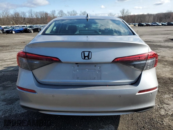 2023 Honda Civic Sedan Touring with VIN 2HGFE1F97PH305185, listed as a Copart auction lot 50556815 with 25,187 mi miles and Salvage Title. Bid and sale history available at carsss.com. Image 6.