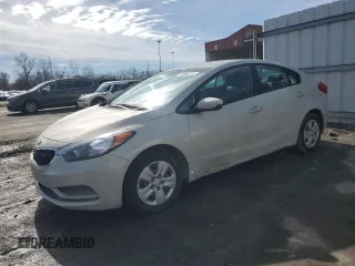 2015 Kia Forte LX with VIN KNAFK4A64F5324186, listed as a Copart auction lot 46888275 with 121,350 mi miles and Salvage Title. Bid and sale history available at carsss.com. Image 1.