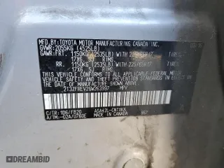 2016 Toyota RAV4 LE with VIN 2T3ZFREV2GW263997, listed as a Copart auction lot 52620025 with 334,371 mi miles and Salvage Title. Bid and sale history available at carsss.com. Image 13.