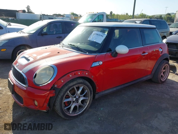 2008 MINI Hardtop S with VIN WMWMF73588TT89848, listed as a IAAI auction lot 41993191 with 145,668 mi miles and . Bid and sale history available at DreamBid. Image 2.
