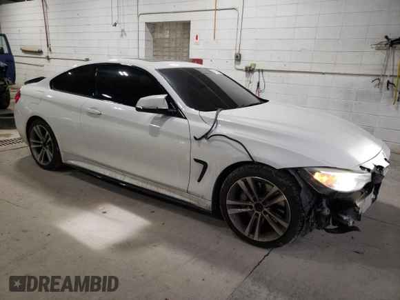 2015 BMW 4 Series 435i with VIN WBA3R1C53FK194890, listed as a Copart auction lot 87603825 with 126,991 mi miles and Salvage Title. Bid and sale history available at DreamBid. Image 4.