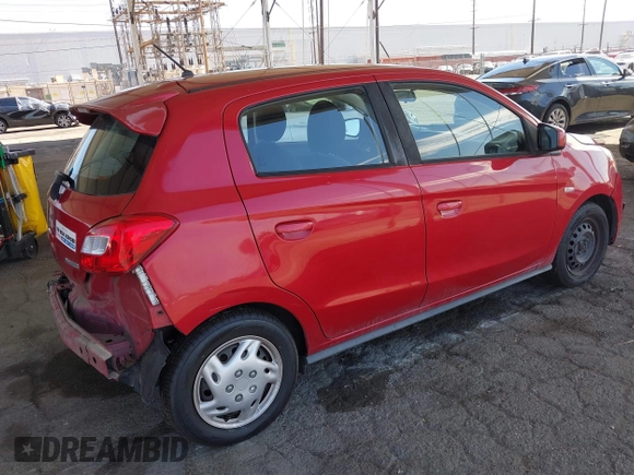 2017 Mitsubishi Mirage ES z VIN ML32A3HJ2HH021629, wystawiony jako IAAI lot #42666655 z przebiegiem 158 157 mil mil oraz . Historia ofert i sprzedaży dostępna na DreamBid. Obrazek 4.