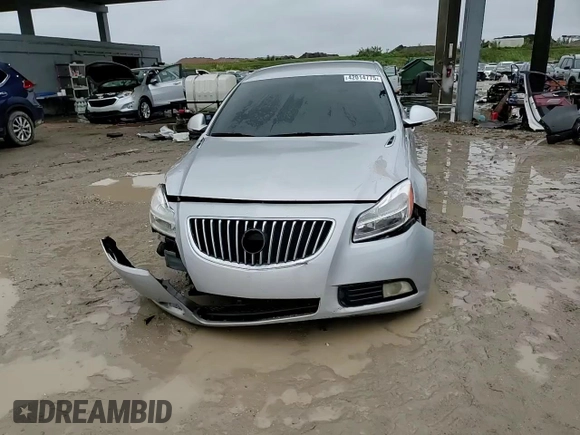 2013 Buick Regal Premium 1 with VIN 2G4GS5ER3D9221533, listed as a Copart auction lot 42014775 with 200,099 mi miles and Salvage title. Bid and sale history available at DreamBid. Image 13.