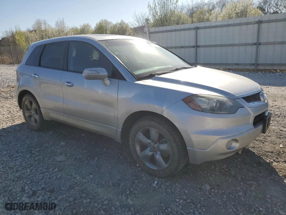 2007 Acura RDX with VIN 5J8TB18207A002596, listed as a Copart auction lot 50256395 with 143,161 mi miles and Salvage Title. Bid and sale history available at carsss.com. Image 4.
