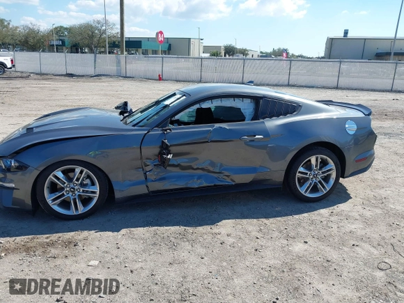 2021 Ford Mustang EcoBoost with VIN 1FA6P8TH5M5108957, listed as a IAAI auction lot 41678800 with 31,219 mi miles. Bid and sale history available at carsss.com. Image 14.